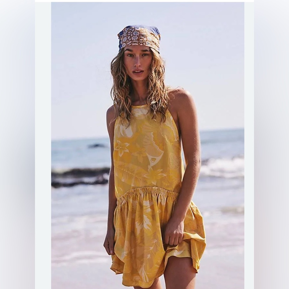 Free People Deserted Island Mini Dress